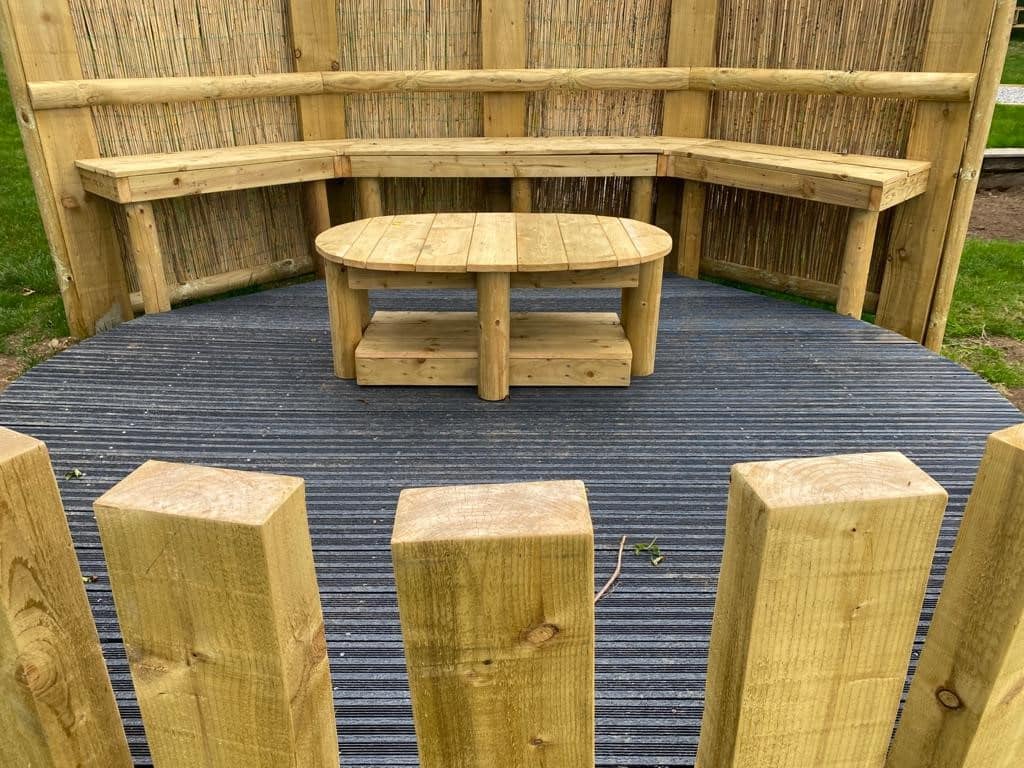 Sustainable recycled plastic decking by DCW Polymers Ltd