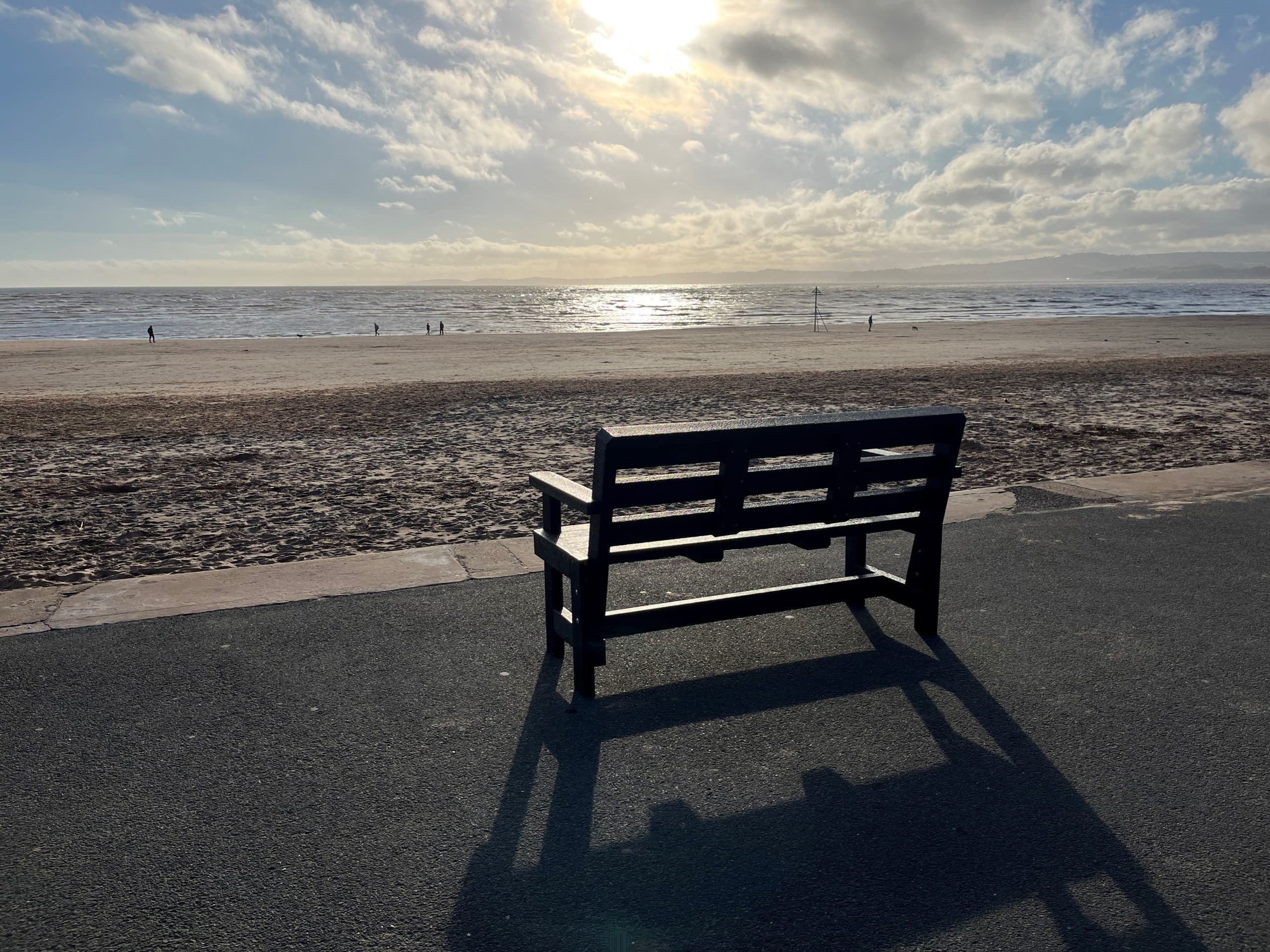Sustainable recycled plastic outdoor furniture bench by DCW Polymers durable long-lasting - Falmouth