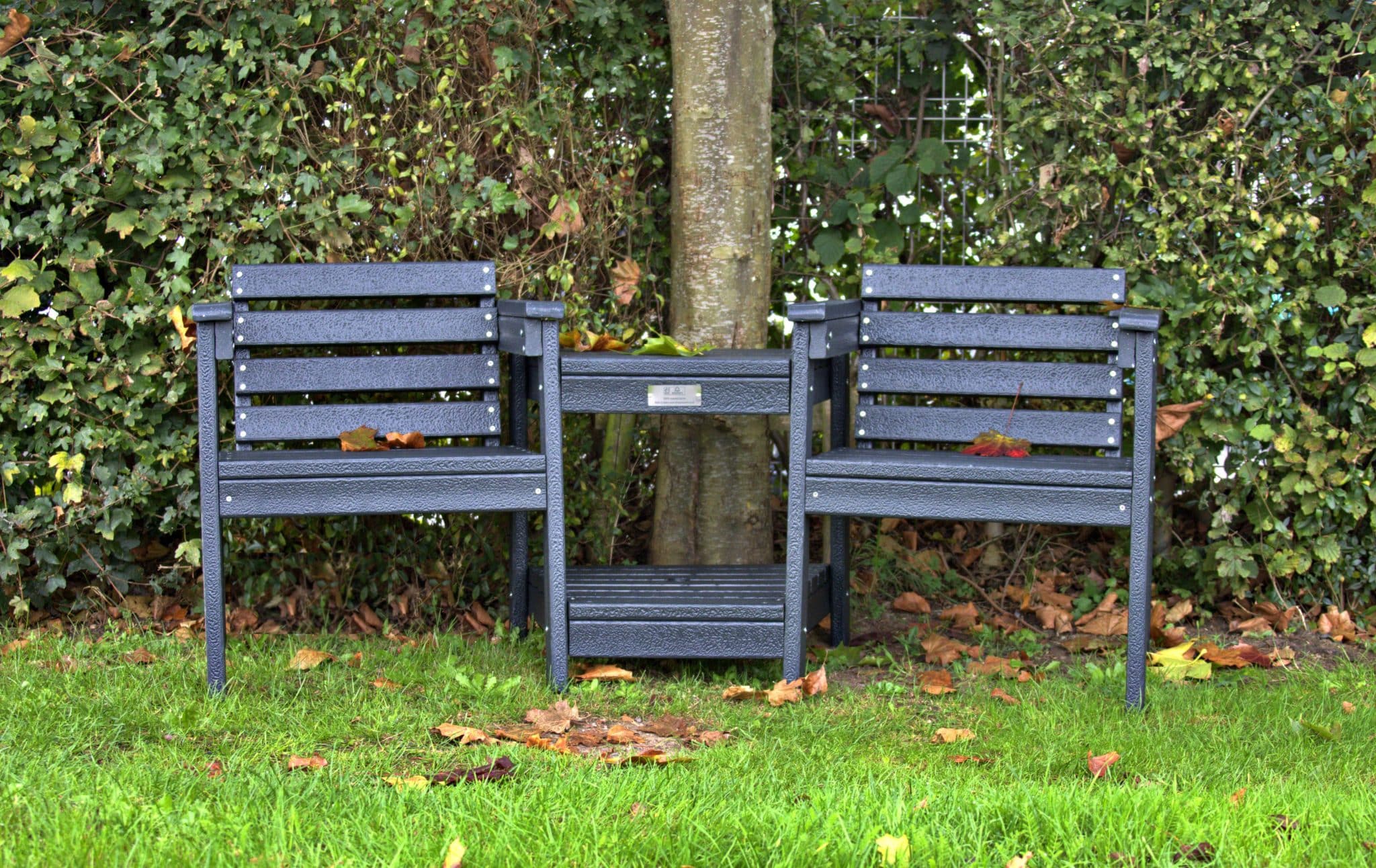 NEW Recycled Plastic Companion Seat | Black | Wide Seat | Sustainable & Comfortable