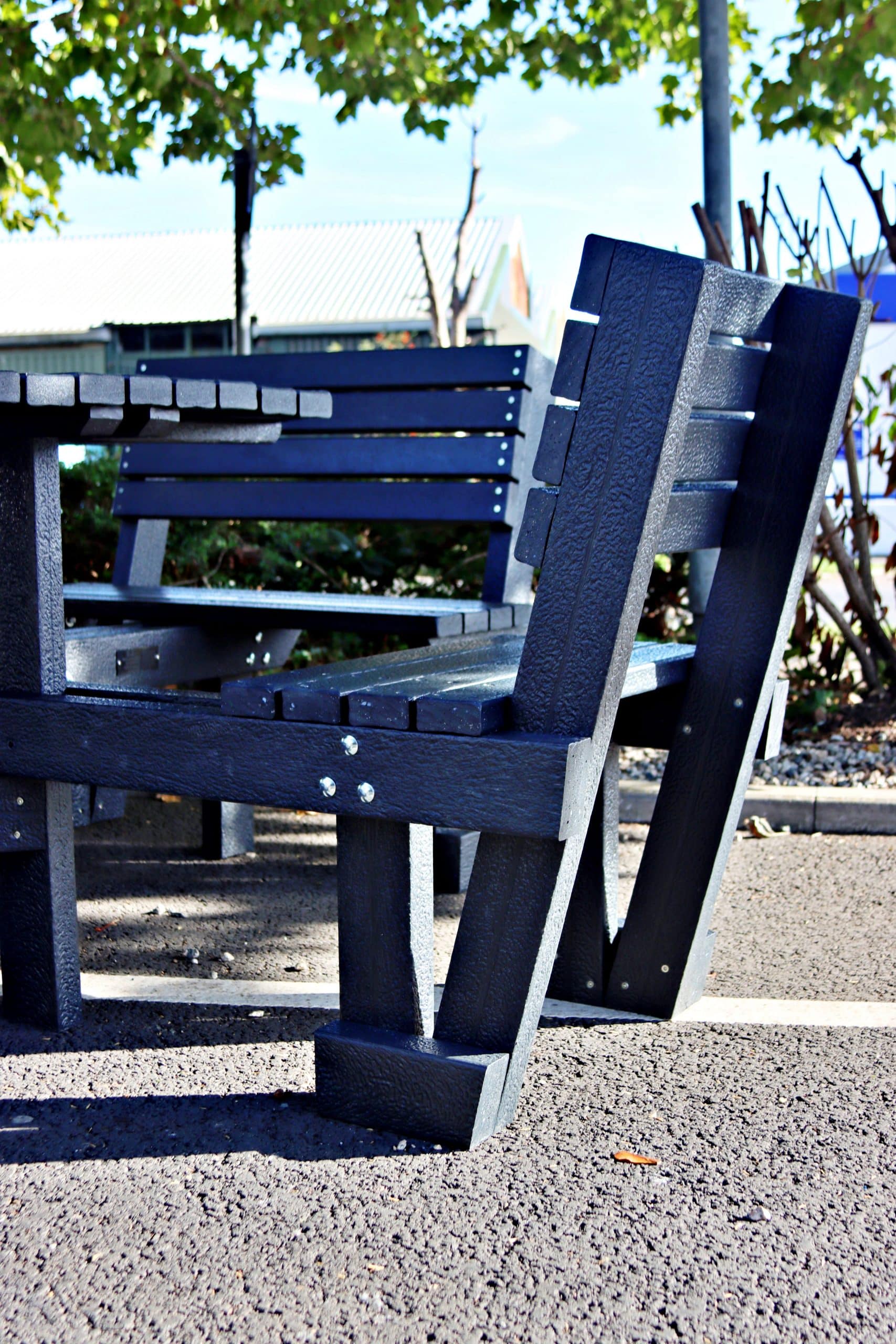 Wellington large sustainable picnic bench by DCW Polymers Ltd