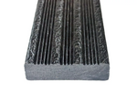 Recycled plastic decking anti-slip fire rated solid plastic sustainable maintenance-free
