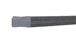 100% recycled plastic fence rail plank, sleeper rail, fencing, perimeter edging rail, solid plastic sustainable maintenance-free