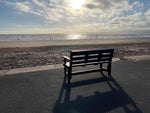 Sustainable recycled plastic outdoor furniture bench by DCW Polymers durable long-lasting - Falmouth