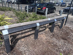 Knee Rail fencing made from 100% recycled plastic 90mm x 90mm posts sustainable maintenance-free