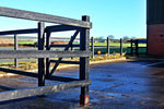 Sustainable post and rail fencing installed at Devon Air Ambulance