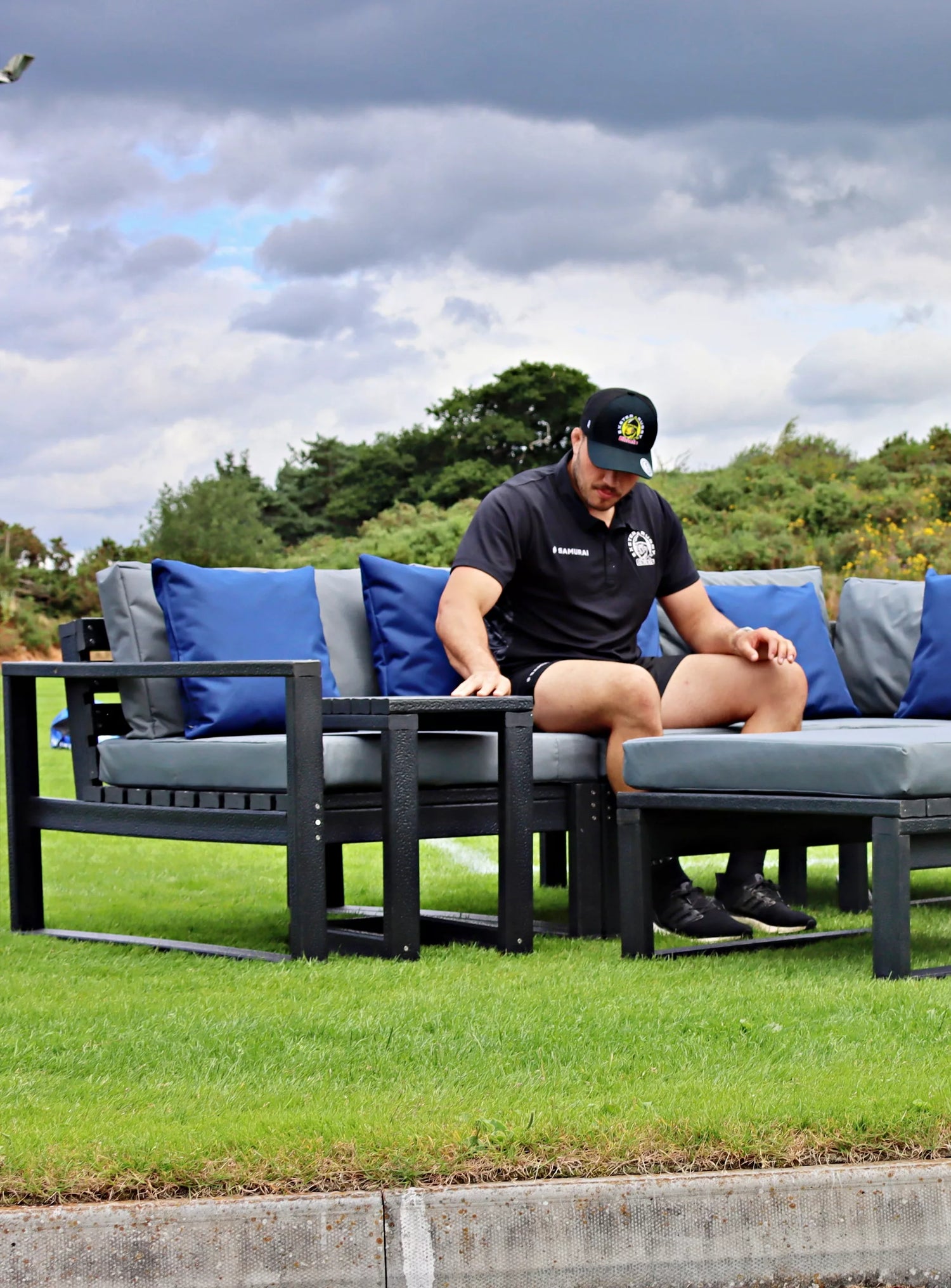 Outdoor waterproof furniture cushions made in Devon