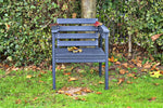 Recycled Plastic Garden Chair | 600mm Seat Width | Black | Sustainable & Comfortable