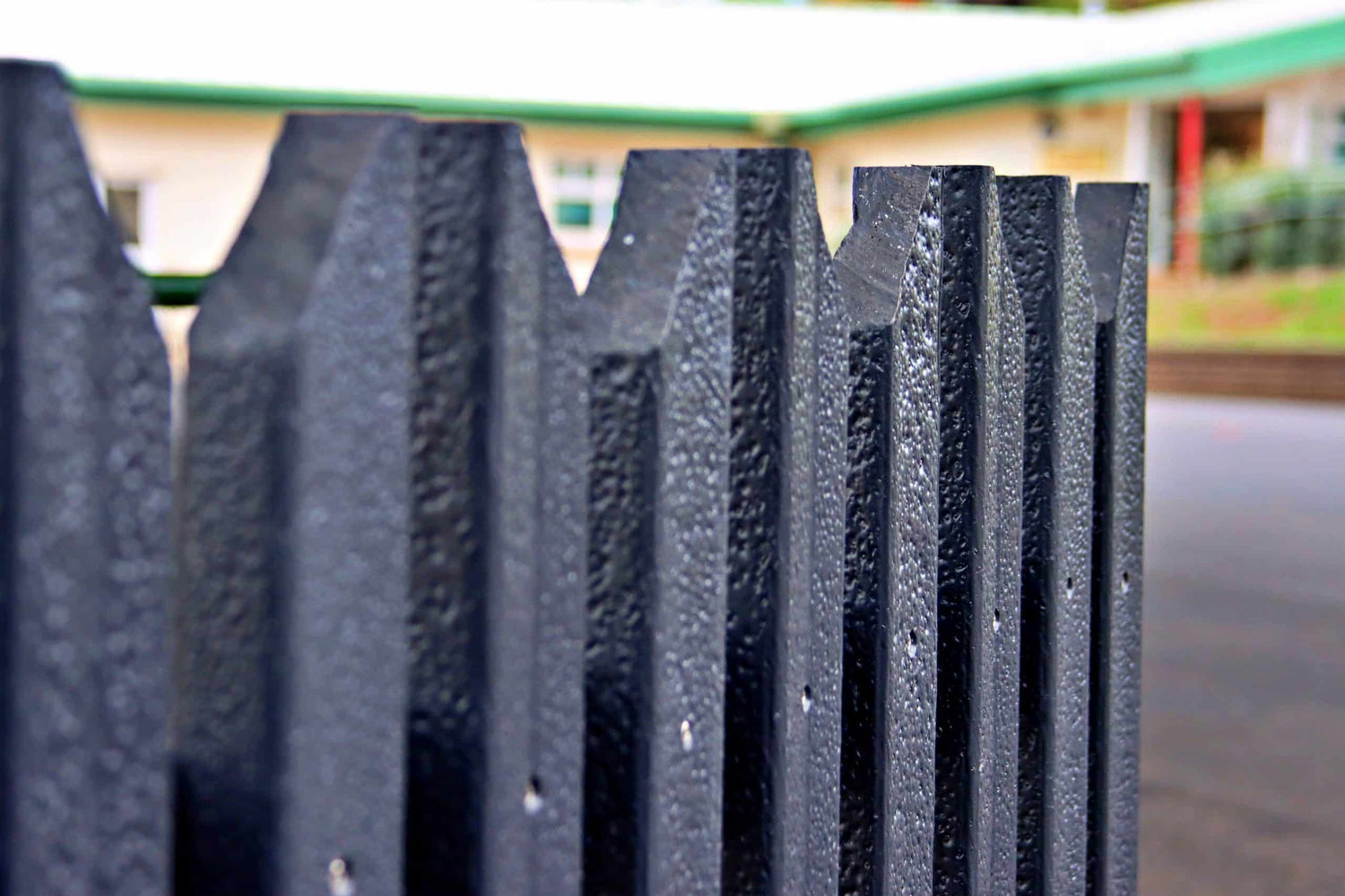 Sustainable recycled plastic fence rails by DCW Polymers Ltd