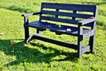 Sustainable recycled plastic outdoor furniture bench by DCW Polymers durable long-lasting - Falmouth