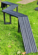 Dog agility zigzag