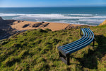 Recycled plastic sustainable Atlantic bench in partnership with Ocean Recovery Project