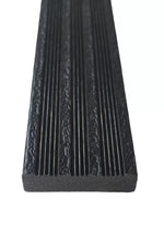 Recycled plastic decking anti-slip fire rated solid plastic sustainable maintenance-free