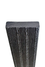 Recycled plastic decking anti-slip fire rated solid plastic sustainable maintenance-free