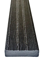 Recycled plastic decking anti-slip fire rated solid plastic sustainable maintenance-free